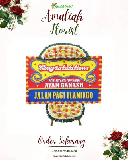Sewa Papan Bunga Jonggat